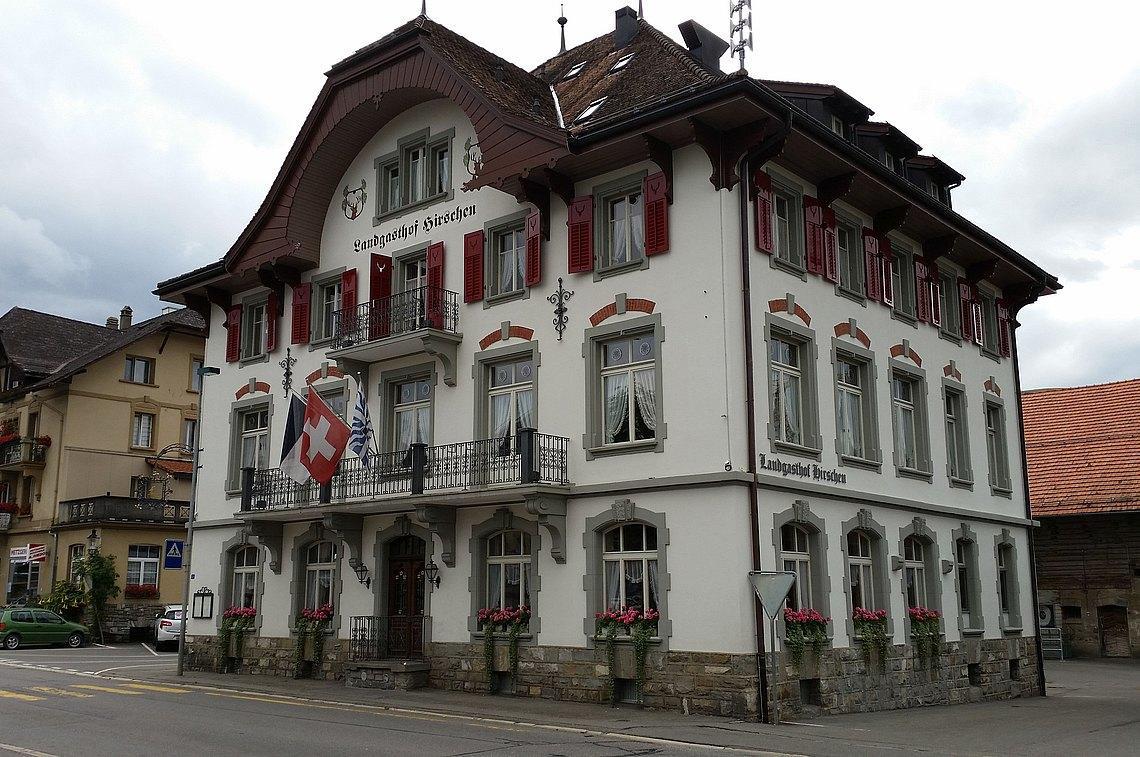 Hotel Hirschen Plaffeien Exterior foto