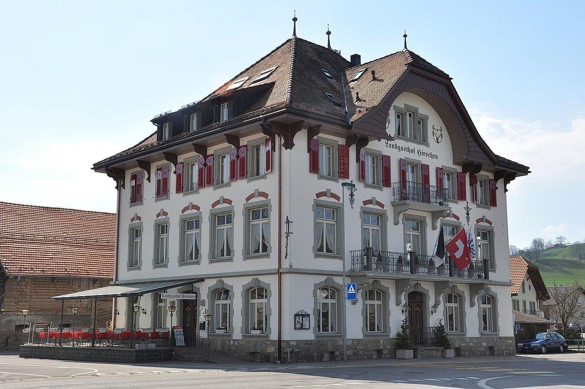 Hotel Hirschen Plaffeien Exterior foto